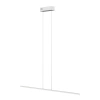 Nowoczesna lampa wisząca LED LINE 100 cm biała – zmienna barwa, pilot