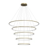 Nowoczesna lampa wisząca Led Orbit No.5 150cm złota z pilotem 3000K–6000K LEDesign