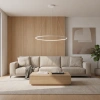 Nowoczesna lampa wisząca Led Orbit No.1 100 cm biała barwa neutralna 4K LEDesign