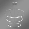 Nowoczesna lampa wisząca Led Orbit No.3 100cm biała ściemnialna triak barwa ciepła 3K LEDesign