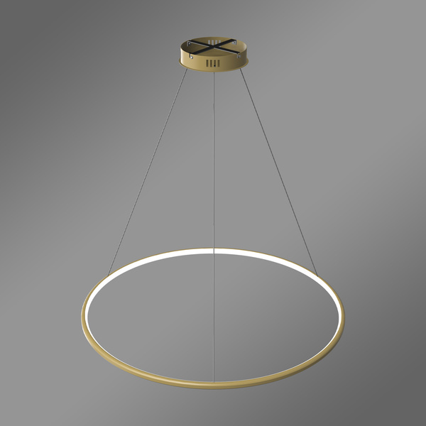 Nowoczesna lampa wisząca Led Orbit No.1 80 cm złota barwa neutralna 4K LEDesign