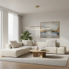 Nowoczesna lampa wisząca Led Orbit No.1 150 cm złota smart barwa ciepła 3K LEDesign