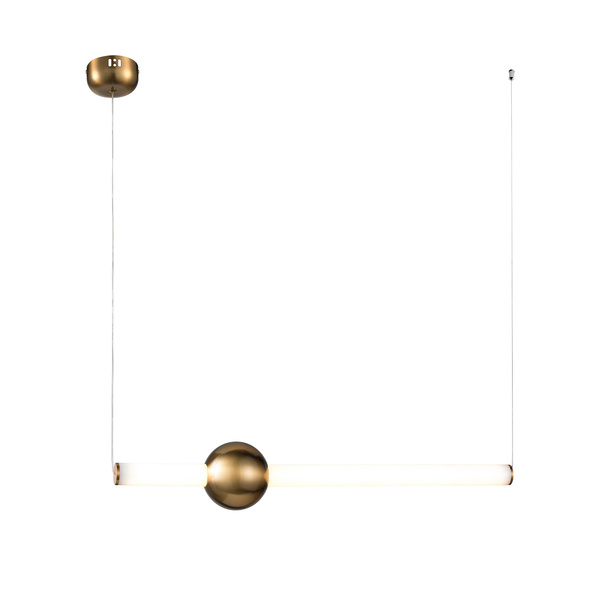 Nowoczesna lampa wisząca LED Led Solis B2 złota 3000K