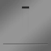 Nowoczesna lampa wisząca LED LINE 120 cm czarna – zmienna barwa, pilot