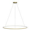 Nowoczesna lampa wisząca Led Orbit No.1 150 cm złota barwa neutralna 4K LEDesign