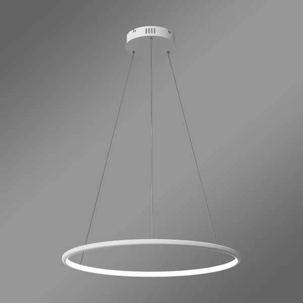 Nowoczesna lampa wisząca Led Orbit No.1 60 cm biała ściemnialna triak barwa ciepła 3K LEDesign