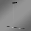 Nowoczesna lampa wisząca LED LINE 100 cm czarna – zmienna barwa, pilot