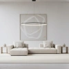 Nowoczesna lampa wisząca Led Orbit No.1 150 cm czarna barwa ciepła 3K LEDesign