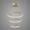 Nowoczesna lampa wisząca LED Orbit No.3 50 cm złota 4000K z pilotem LEDesign