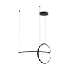 Nowoczesna lampa wisząca Led Celestial No.2 czarna smart 4000K LEDesign