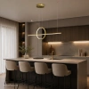Nowoczesna lampa wisząca Led Geometrik 3 30 cm złota 4000K LEDesign