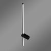Kinkiet LED Line 100 cm czarny 4000K z pilotem lampa ścienna LEDesign