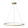 Nowoczesna lampa wisząca Led Orbit No.1 80 cm złota barwa neutralna 4K LEDesign