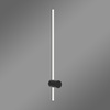 Kinkiet LED Line 80 cm czarny 3000K z pilotem lampa ścienna LEDesign