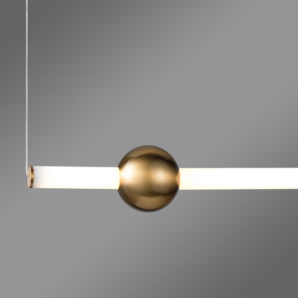 Nowoczesna lampa wisząca LED Led Solis B2 złota 3000K