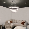 Nowoczesna lampa wisząca Led Orbit No.4 120cm czarna barwa ciepła 3K LEDesign