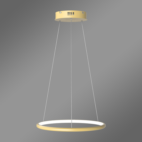 Nowoczesna lampa wisząca Led Orbit No.1 40 cm złota barwa neutralna 4K LEDesign