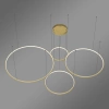 Nowoczesna lampa wisząca Led Orbit S No.4 100 cm złota ściemnialna triak barwa neutralna 4K LEDesign
