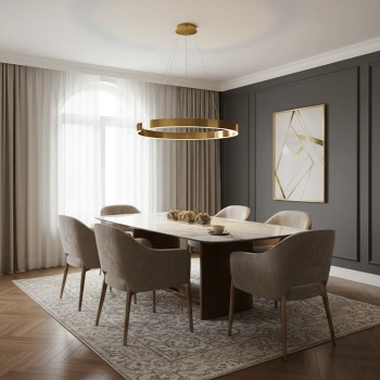 Ekskluzywna lampa wisząca Led Solaris  No.1 60  ciepła barwa światła