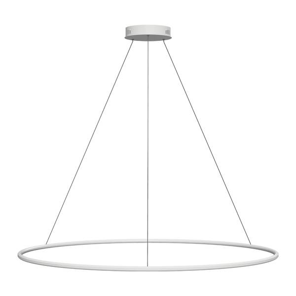 Nowoczesna lampa wisząca Led Orbit No.1 120 cm biała barwa neutralna 4K LEDesign