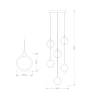 Nowoczesna lampa Led Lunar Ring No.6