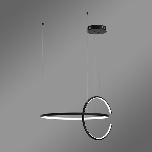 Nowoczesna lampa wisząca Led Celestial No.2 czarna smart 3000K LEDesign