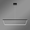 Lampa wisząca Led Quadrum No.1 120 cm czarna barwa neutralna 4K LEDesign