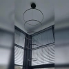 Nowoczesna lampa wisząca Led Orbit No.5 120cm czarna barwa neutralna 4K LEDesign