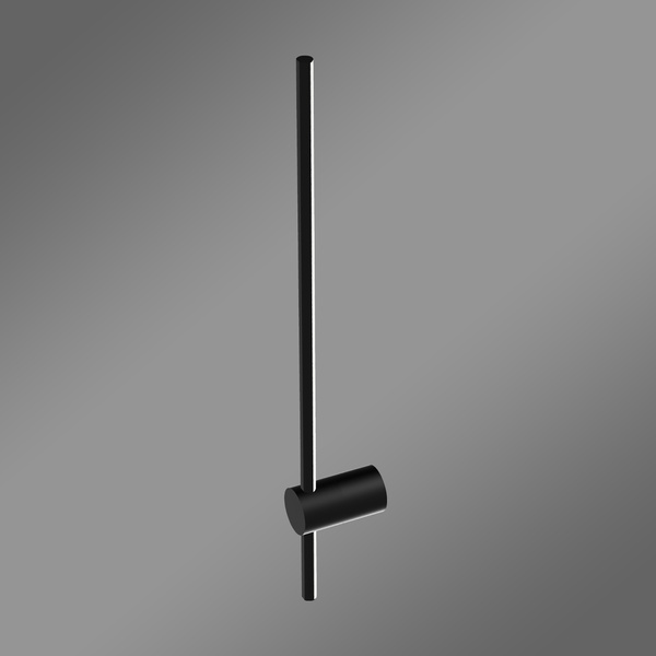 Kinkiet LED Line 80 cm czarny 3000K z pilotem lampa ścienna LEDesign