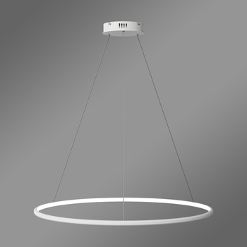 Nowoczesna lampa wisząca Led Orbit No.1 80 cm biała ściemnialna triak barwa neutralna 4K LEDesign