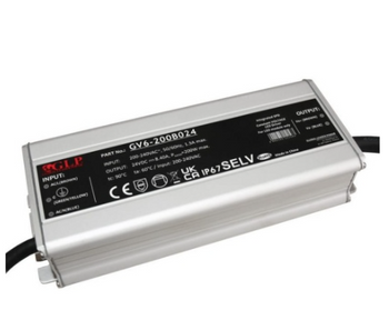 Zasilacz hermetyczny  GV6 GLP 200W IP67 - GV6-200B024