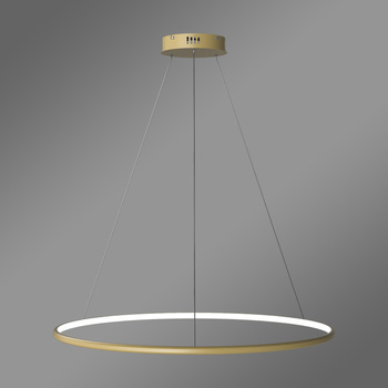 Nowoczesna lampa wisząca Led Orbit No.1 80 cm złota smart barwa ciepła 3K LEDesign