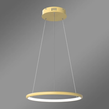 Nowoczesna lampa wisząca Led Orbit No.1 40 cm złota sterowana pilotem barwa ciepła 3K LEDesign