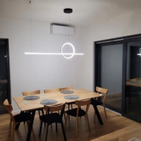 Nowoczesna lampa wisząca Led Geometrik 40 cm czarna barwa neutralna 4K LEDesign