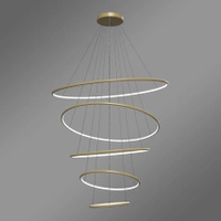 Nowoczesna lampa wisząca Led Orbit No.5 120cm złota smart barwa ciepła 3K LEDesign