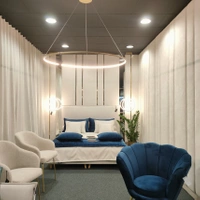 Nowoczesna lampa wisząca Led Orbit No.1 120 cm złota barwa ciepła 3K LEDesign