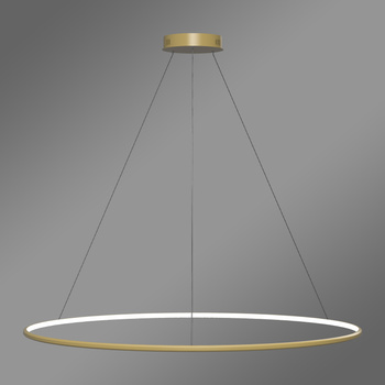 Nowoczesna lampa wisząca Led Orbit No.1 120 cm złota smart barwa ciepła 3K LEDesign