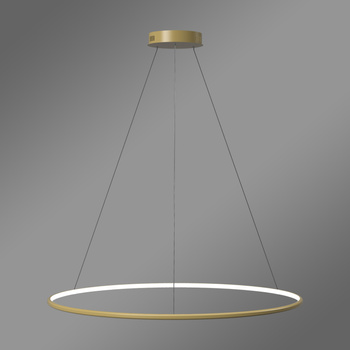 Nowoczesna lampa wisząca Led Orbit No.1 100 cm złota barwa neutralna 4K LEDesign