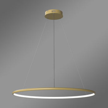 Nowoczesna lampa wisząca Led Orbit No.1 80 cm złota barwa neutralna 4K LEDesign