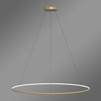 Nowoczesna lampa wisząca Led Orbit No.1 150 cm złota sterowana pilotem barwa ciepła 3K LEDesign