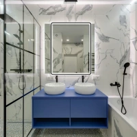 Nowoczesna lampa wisząca Led Recta No.1 80x60 czarna barwa neutralna 4K LEDesign