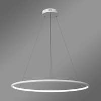 Nowoczesna lampa wisząca Led Orbit No.1 80 cm biała ściemnialna triak barwa ciepła 3K LEDesign