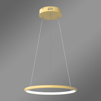 Nowoczesna lampa wisząca Led Orbit No.1 40 cm złota barwa neutralna 4K LEDesign