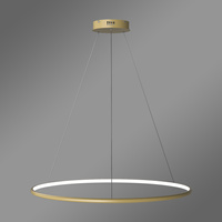 Nowoczesna lampa wisząca Led Orbit No.1 80 cm złota ściemnialna triak barwa ciepła 3K LEDesign