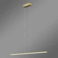 Nowoczesna lampa wisząca Led LINE 100 cm 4k złota ściemnialna triak LEDesign