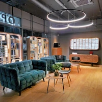 Nowoczesna lampa wisząca Led Orbit S No.3 80cm czarna barwa neutralna 4K LEDesign